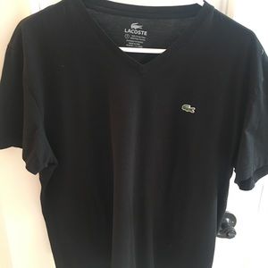 Lacoste Black V-neck